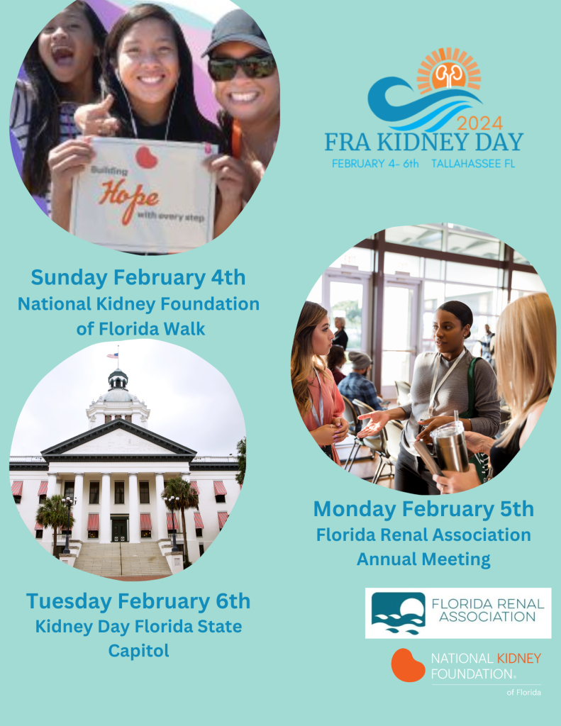 2024 Kidney Day Tallahassee FL Florida Renal Association   FRA Annual Meeting 2024 Flyer 791x1024 